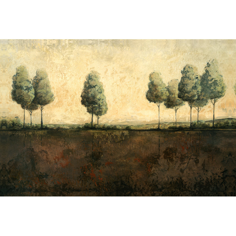 Tuscan Trees 2 - Wrapped Canvas Painting, 30cm H x 46cm W x 3.8cm D