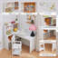 Ensemble de bureau en coin et chaise pour enfants, table d'étude en L pour enfants-2026991314