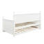 Lit de jour simple en bois, blanc