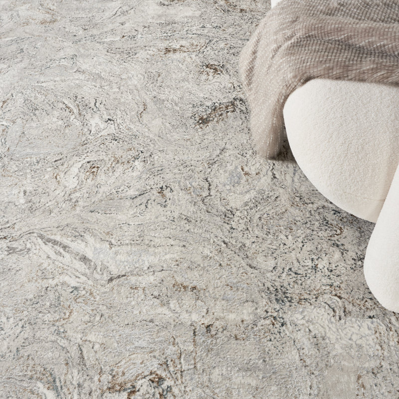 Brejae Abstract Indoor Rug, Rectangle 7'10" x 9'10"
