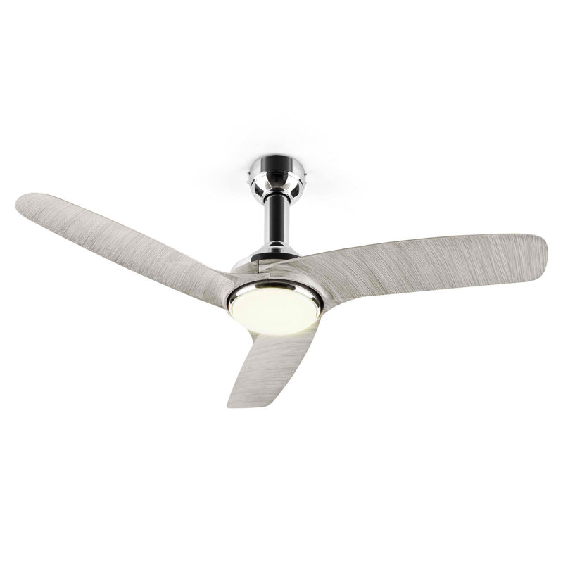 128cm Ceiling Fan with Light Kit, Grey