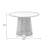 Black Round Solid Wood Dining Table-1584701623