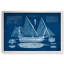 «Antique Ship Blueprint III» par Paul Cezanne - reproduction d'art encadrée-868152949-868152951-868045405