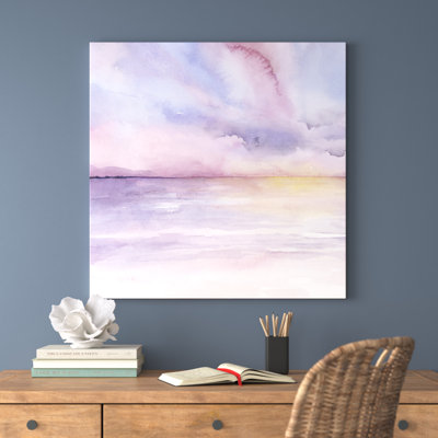 Pale Sunset I by Grace Popp - Wrapped Canvas Painting