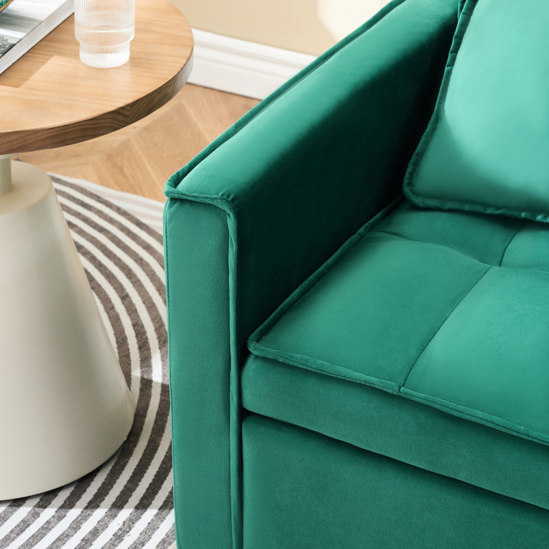 Lit en velours de 55 po, 2 avec coussin éponge, structure en bois massif et en métal pour différentes zones