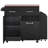 47.2" Farmhouse Kitchen Island with Drop Leaf, Kitchen Storage Island with Removable Side Racks, Two Drawers-1193604321