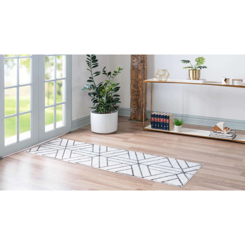 Clidy Abstract Indoor Rug, Runner 2' x 6'