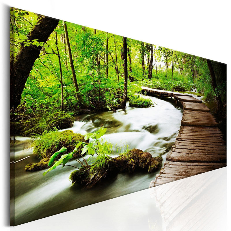 «Ingedore Forest Song» sur toile, H 16 po x l 40 po x P 0,7 po