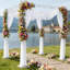 Metal Arbour in White