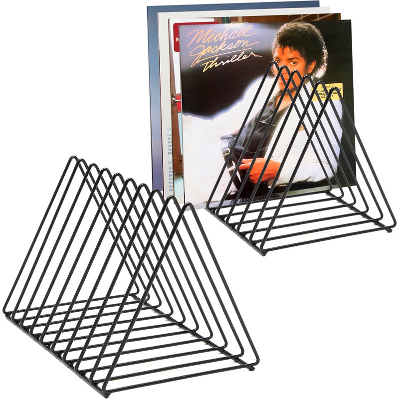 Metal 7.3'' H Storage Rack, Black