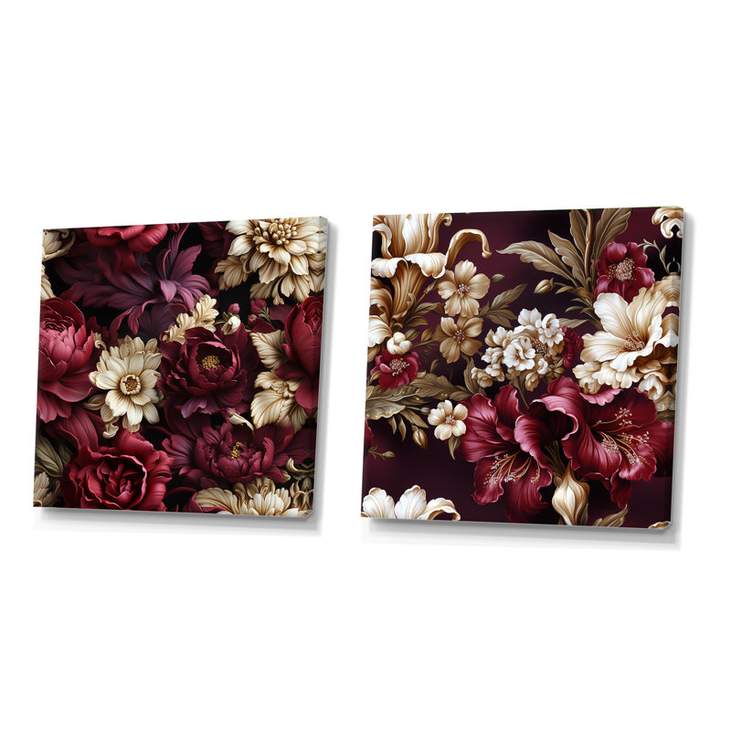 Renaissance Renaissance Renaissance Victorian, H 16 po x l 33 po, Toile tendue