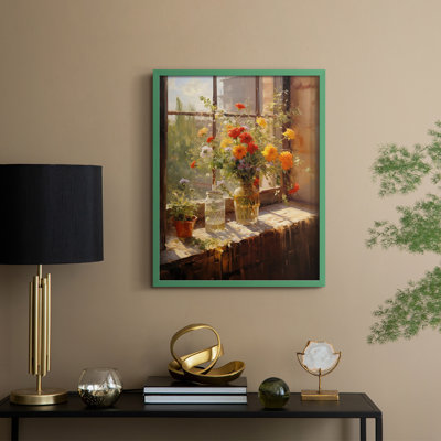 Reproduction encadrée FLORAL Series DCCLxxxix - bois massif