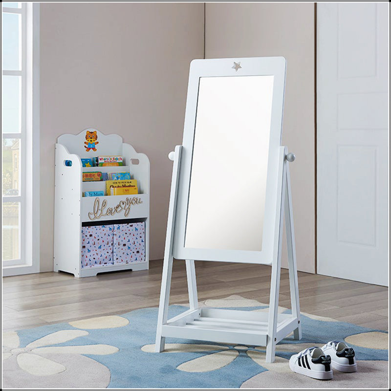 Kids Funnel Olivia The Fairy Girls Wooden Standing Mirror With Storage, Perfect For Bedrooms And Playrooms