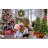4-Piece Christmas Tree Set with LED Lights