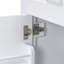 Meuble-lavabo de 30 po sans lavabo, base d'armoire seulement, armoire de salle de bain avec tiroirs, cadre solide et panneau de fibres à densité moyenne, blanc-118004032