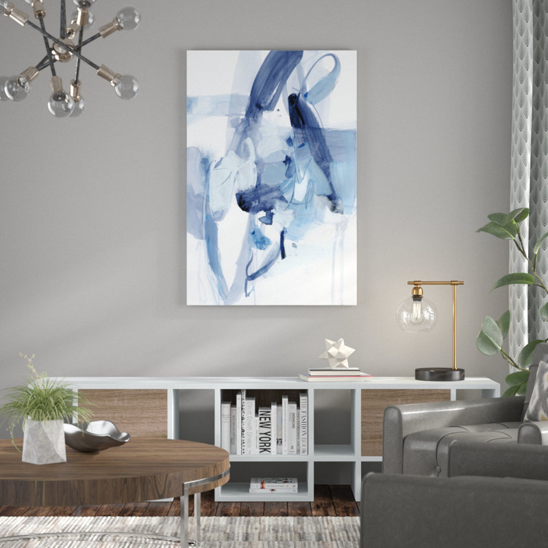 «Morning Night I» par Christina Long, reproduction d'art sur toile tendue, H 48 po x l 32 po, Imprimé avec cadre blanc, Oui