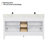 Griselde Free-Standing Double Vanity with Quartz Top-1806320969