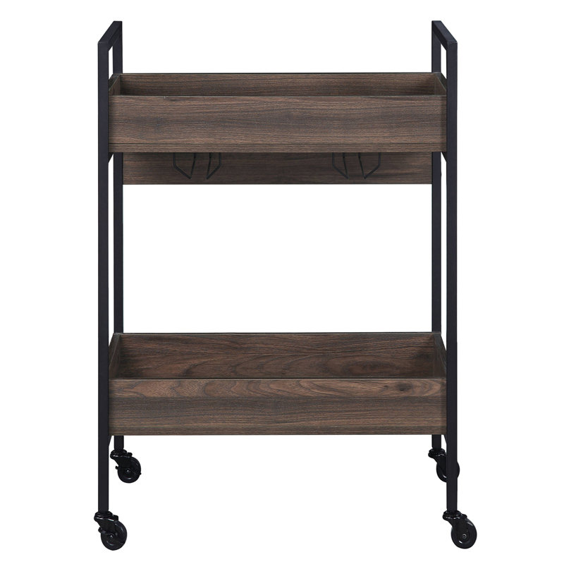 Serving Cart with 2 Shelves