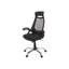 Chaise de bureau contemporaine - réglable en hauteur et pivotante, ergonomique, filet noir, métal, pour une utilisation quotidienne confortable Hauteur ergonomique, correction de la posture