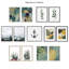 "Blue Layers" par Maja Mitrovic de Makes My Day Happy, ensemble d'art mural sur toile encadrée-526898477-526898513