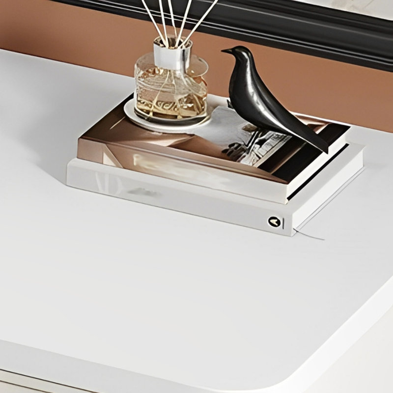 Armoire de salle de bain style français, H 21,65 po x l 59,05 po x P 21,65 po