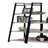 Versatile Freestanding Bookshelf with Open Compartments for Efficient Storage
