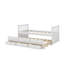Lit de jour simple avec couchette et tiroirs-303625970