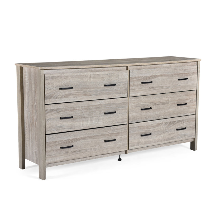DRESSER À 6 TIROIRS