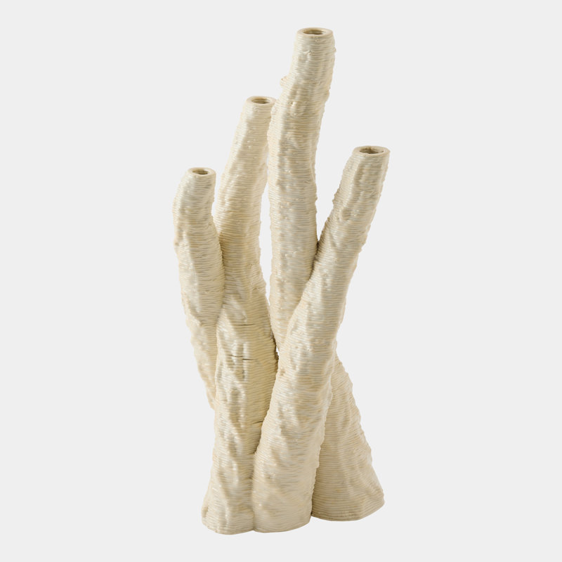 Coral Handcrafted Table Vase