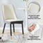 Ensemble de salle à manger 5 pièces 50 "avec chaises rembourrées Contemporary-92611032-92611037