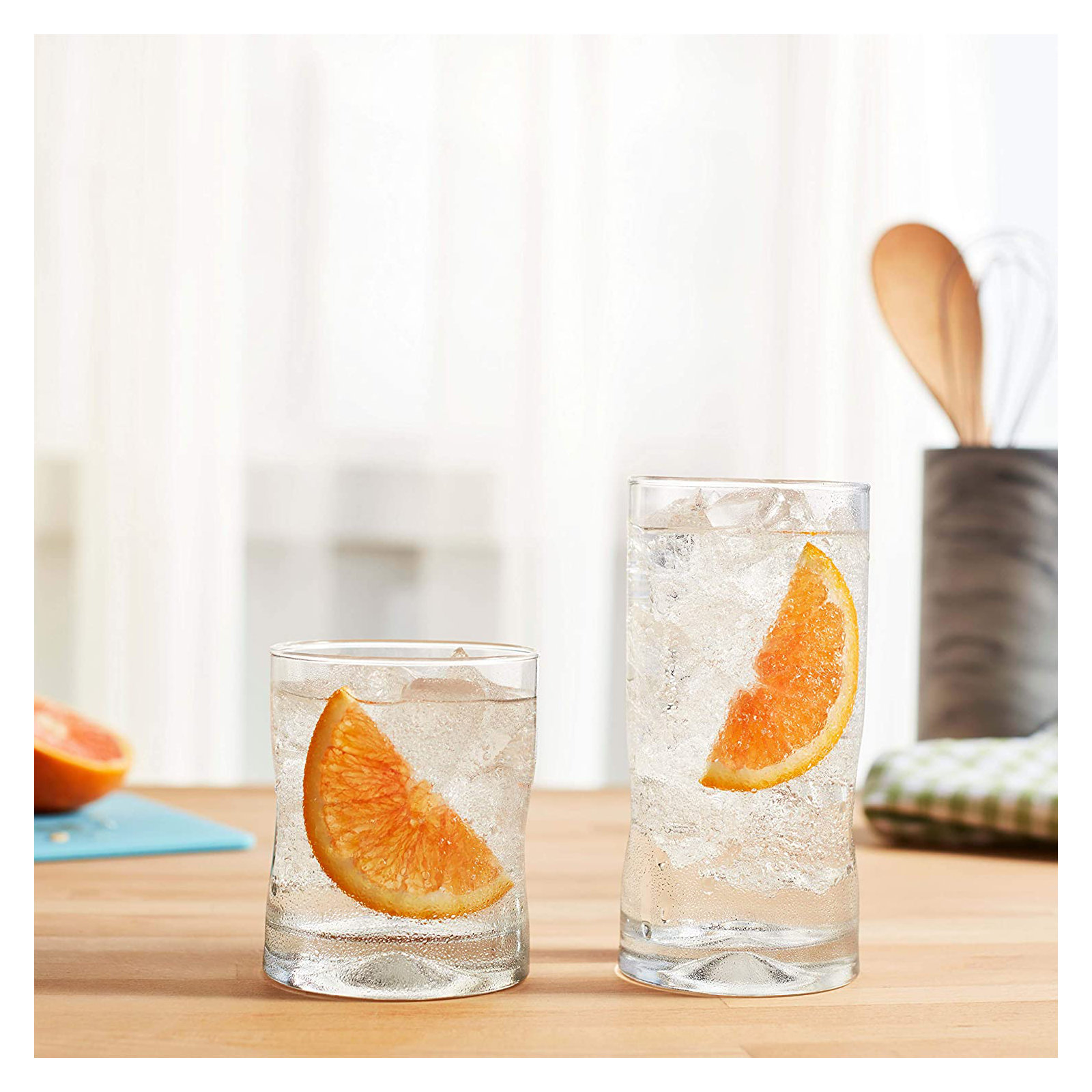 Libbey Impressions 16-Piece Tumbler and Rocks Glass Set