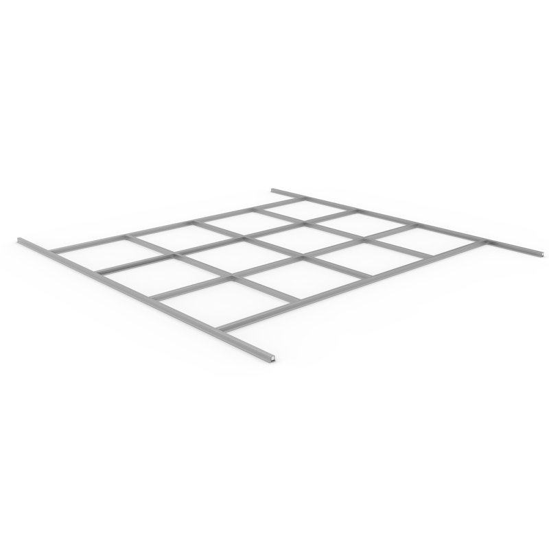 Outdoor 12 ft. W x 10 ft. D Metal Storage Shed with  Floor Frame