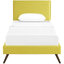Lit plateforme en tissu Camille avec pieds ronds évasés-711278896-711278899
