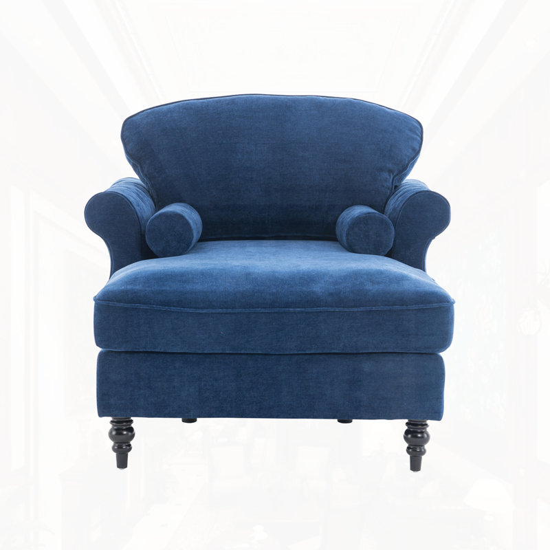 Chaise longue surdimensionnée d'intérieur, Bleu