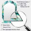 Motif côtier vert clair en forme de mosaïque de verre de mer - miroir décoratif en arc abstrait sur métal-113745128