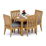 Caranas Outdoor 5 - Piece Teak Dining Set