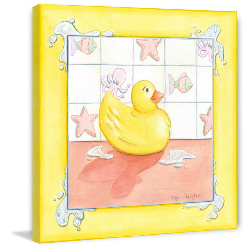 Daum Rubber Duck I - Graphic Art On Canvas, 45cm H x 45cm W
