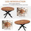 47.2"-63" Extendable Dining Table