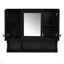 Armoire à pharmacie murale 35 po x 28 po, armoire de salle de bain moderne avec miroir, armoire à miroir avec tablettes ouvertes-285814478