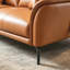 Canapé standard orange en cuir véritable-1573944662