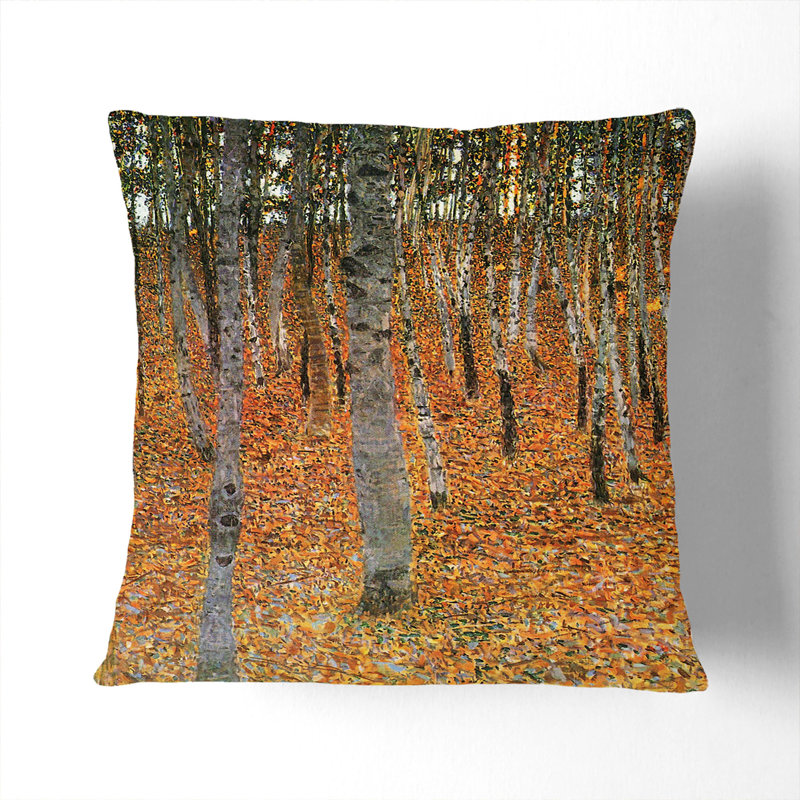 Beech Grove Forest Vol.2 Scatter Cushion, Black, 40cm H x 40cm W x 15cm D