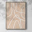 «Clean Contour I», reproduction encadrée - bois massif-2138377080