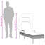 Chaises longues Hokku Designs 2 pièces avec auvents et table en rotin brun-1784439122