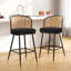 Tabouret de bar et de comptoir rembourré Cane-382988430-382988428-400685741