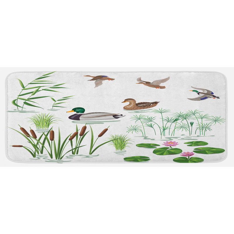 Tapis de cuisine en caoutchouc canard