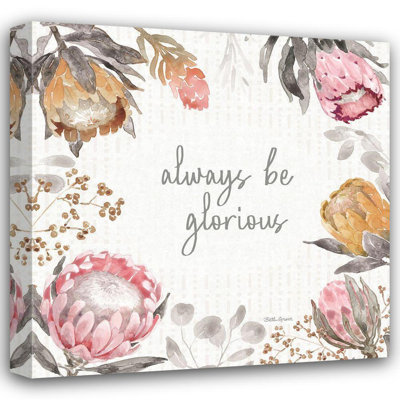Bungalow Rose Grove, Beth, reproduction d'art sur toile tendue: Petal Passion III Soft Boho