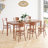 Medieval Solid Wood Side Dining Chairs-349478016