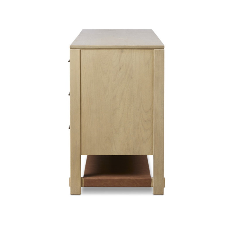 Blake 6 Drawer Dresser-Washed Ash