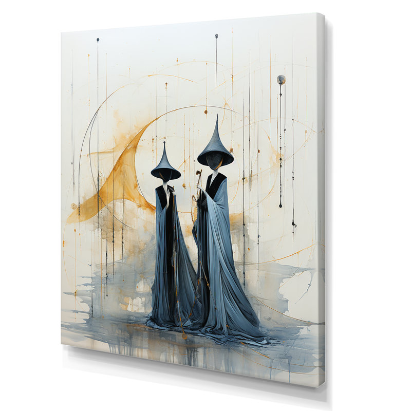 Minimalisme sorcières II - impression, H 44 po x l 34 po x P 1,5 po, Toile tendue