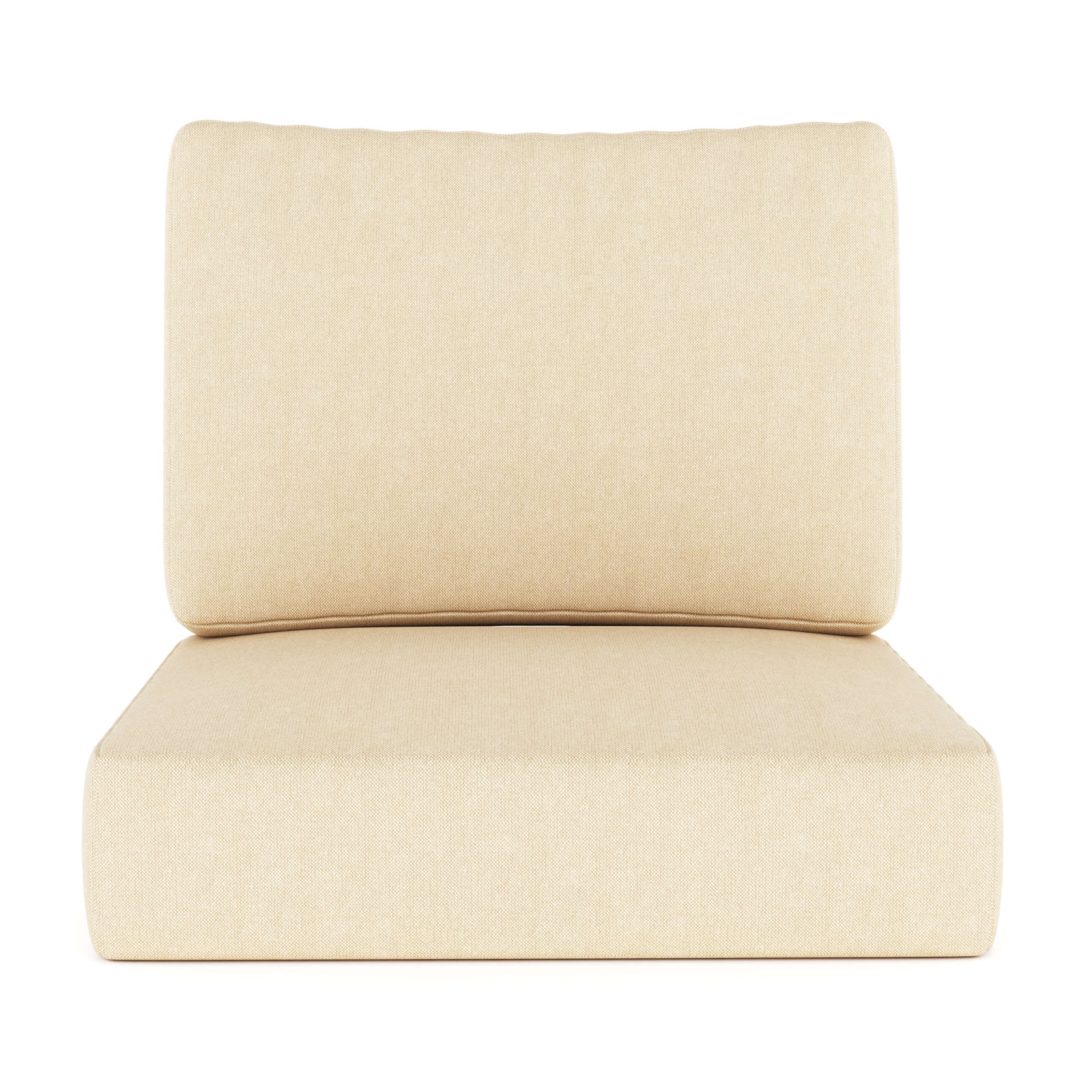 Amala Outdoor Sunbrella® Seat/Back Cushion, Sunbrella® Canvas Canvas, 25" W x 25.5" D